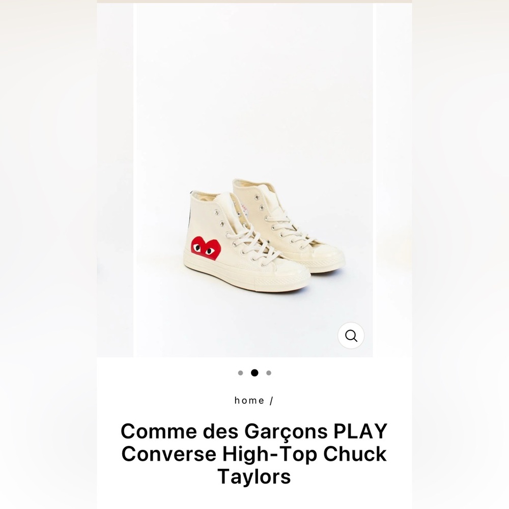 Comme des Garçons PLAY Converse High-Top Chuck Taylors